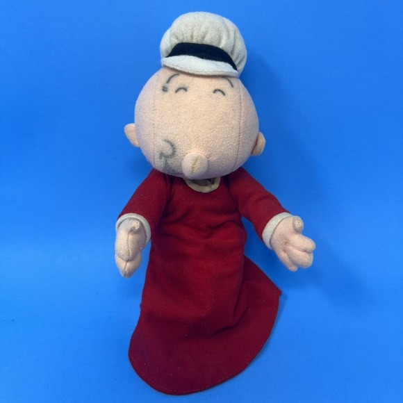 Vintage Popeye Stuffins 1999 Plush Stuffed Toy Doll in Red Outfit & White Hat 8" - Picture 4 of 16